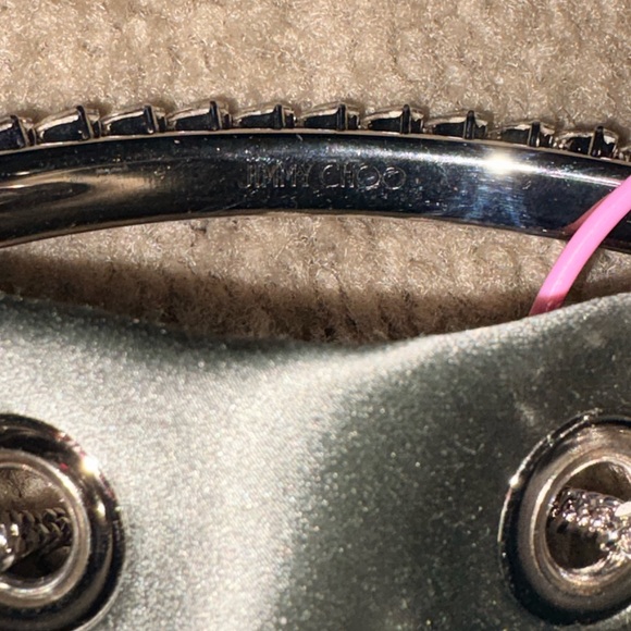 Jimmy Choo bon bon satin bucket handbag - Picture 11 of 15